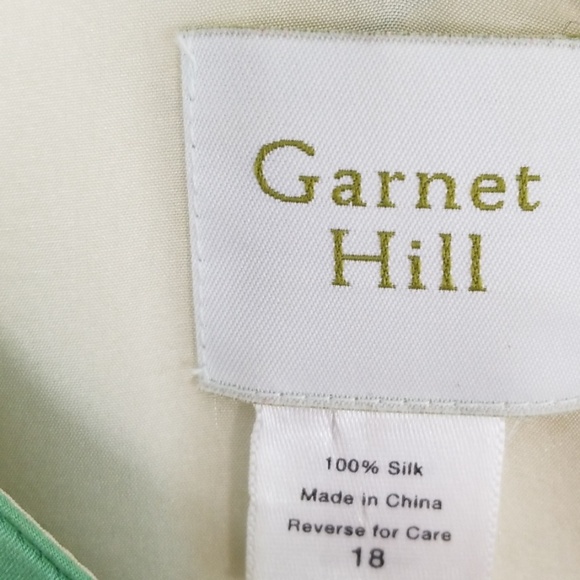 Garnet Hill Silk Chiffon dress 18 EUC - Picture 4 of 6